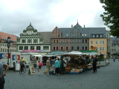 Market Platz in Weimar