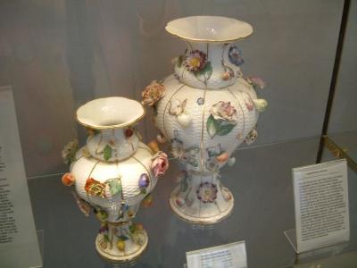At the Meissen museum -- dozens and dozens of incredible pieces