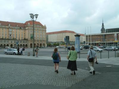 Large, um, parking lot in Dresden