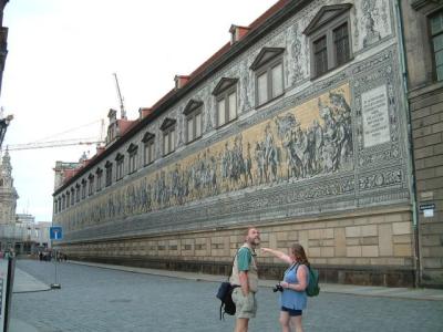 Here's that mural -- made of ceramic tiles from Meissen