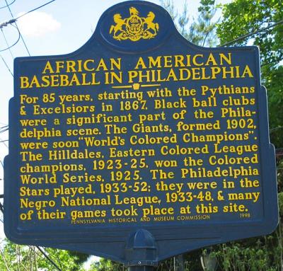 African American Baseball in Philadelphia