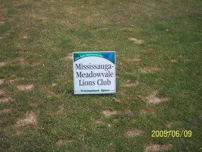 Mississauga-Meadowvale Lions Club - Hole Sponsor