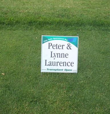 Hole Sponsored by Lynne & Peter Laurence