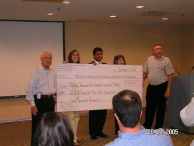 Lung Transplant Open '05  Funds Raised