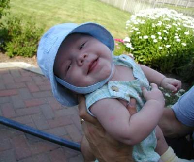 happy boy on a hot day!