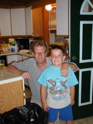 Uncle Steve and Hank strike a pose