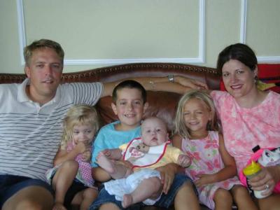 family shot with joe