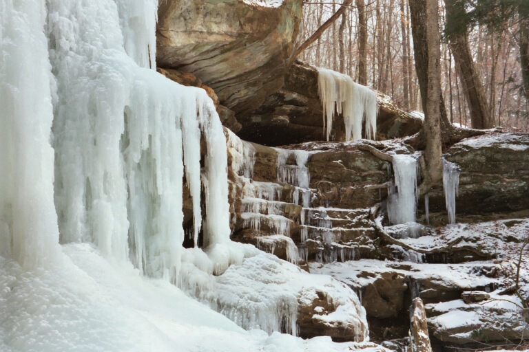 frozen dundee falls