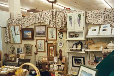 my old booth at the flea mkt