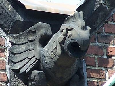 stan hywet drain gargoyle