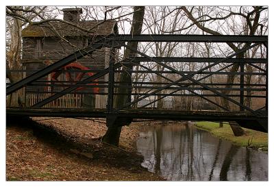 Grist Mill And Bridge