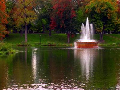 Fontaine  au parc Lafontaine
