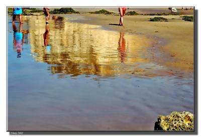 Reflections at low tide