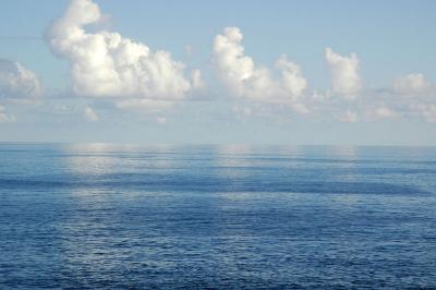 reflected clouds