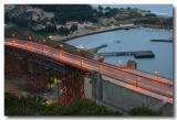 Overlooking the north ramp of GoldenGate Bridge