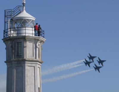 Blue Angels over Alcatraz, 8 October 2005