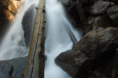 unnamed falls, Fall River Road