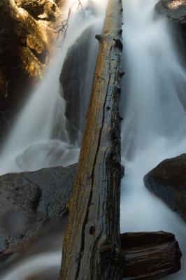 unnamed falls, Fall River Road