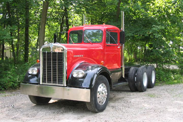 Red 1963 Kenworth w925 Cab Chassis