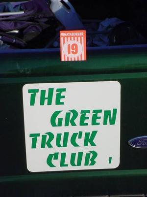 green truck club  at Whataburger