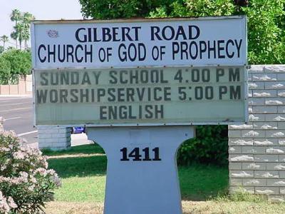 Gilbert RoadChurch of Godof Prophecy