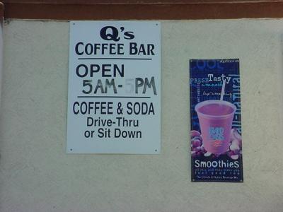 Qs Coffee Bar<br>602-863-1933