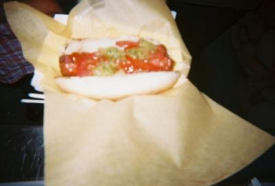 delicious hot dog