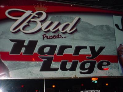 Bud Presents <br> Harry Luge Jr.<br> at Roosters Mesa