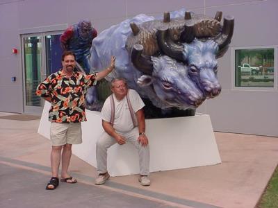 Jeff and Rick at the new Mesa Art Center