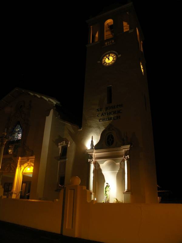 St. Josephs at night