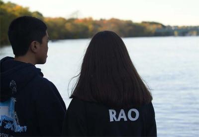 EJ and Laura at the Merrimack River