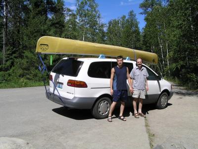 Our canoeing trip to Canadian border