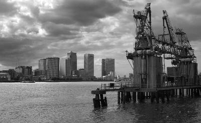 Canary Wharf Docklands from Greenwich
