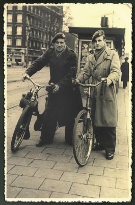 Dad (right) and friend 1957