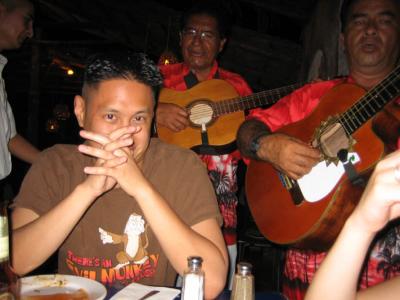 jerry enjoys the rendition of besame
