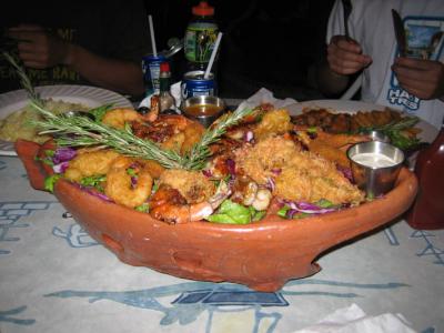 the combo shrimp dinner @ the Shrimp Bucket