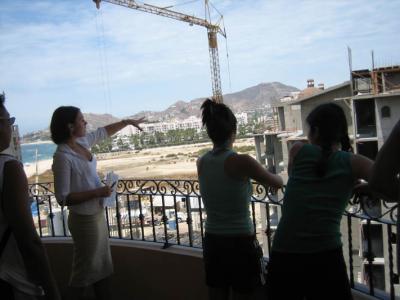 showing us the construction