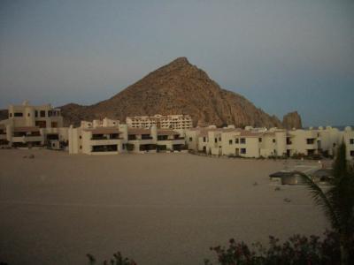 the residential resort next door to us