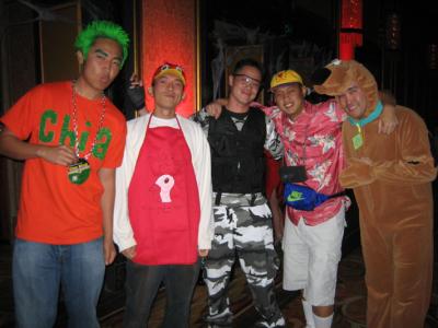 Chia Pet, Chicken Shack, SWAT, Tourist, and Scooby