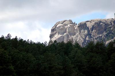 Mount Rushmore as seen from Keystone, South Dakota