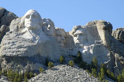 Mount Rushmore After the Cleaning