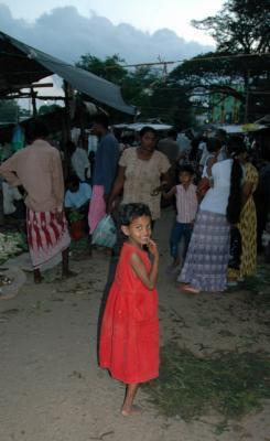 Girl in Matara market