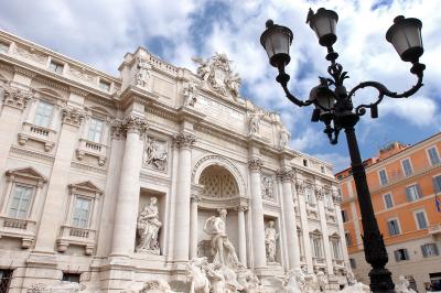 Rome Building & Lampost