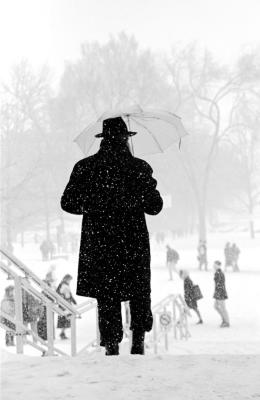 Man with Umbrella