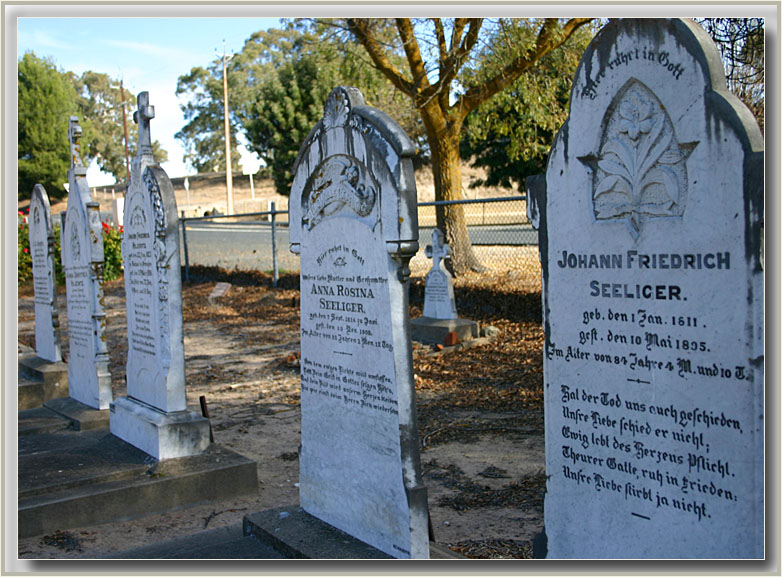 Gravestones with Old German epitaphs