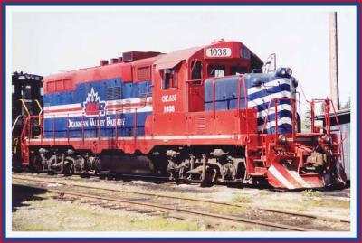 OVR locomotive, full view.