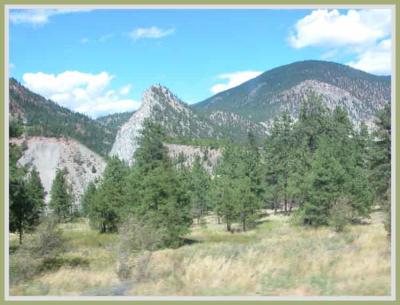 Hills around Lytton BC.