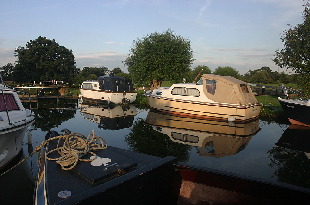 Reflections at Papercourt Lock