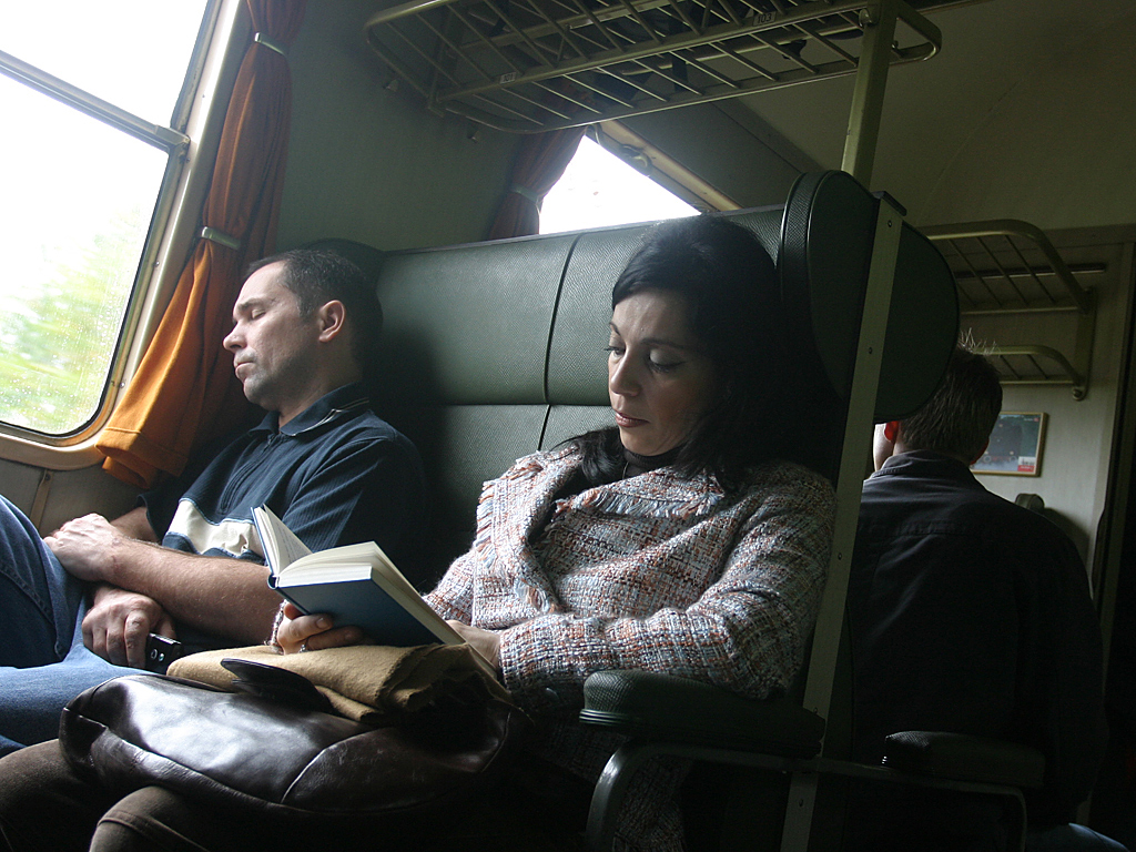 October 1 2005: <br> Caught on a Train