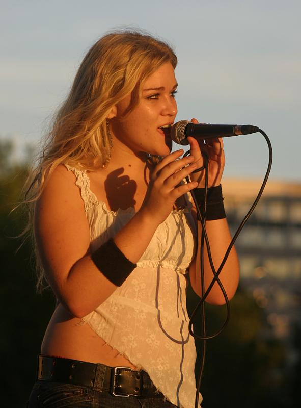 August 29 2005:<br> Heidi on the South Bank